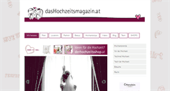 Desktop Screenshot of dashochzeitsmagazin.at